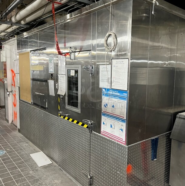 10'x16'x8' Norlake Walk In Box w/ Bohn ADT156AK 115 Volt, 1 Phase Evaporator. Picture of the Unit Before Removal Is Included In the Listing. - Image 1 of 12