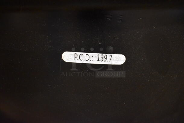 4 IN ORIGINAL BOX! Metal Black Rims. 21.5x10x21.5. 4 Times Your Bid! - Image 7 of 8