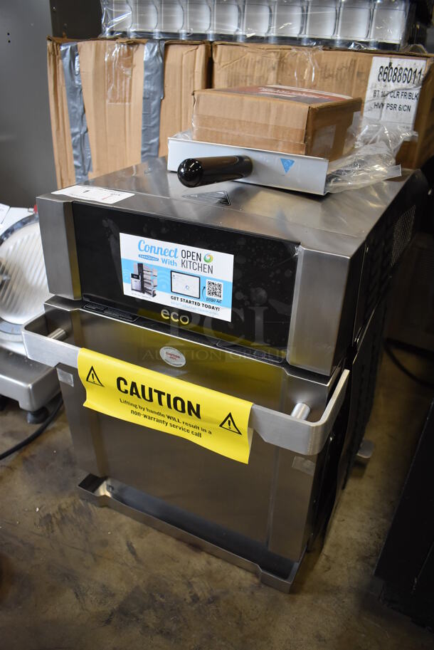 BRAND NEW SCRATCH AND DENT! 2022 TurboChef Eco Stainless Steel Commercial Countertop Electric Powered High-Speed Rapid Cook Oven. See Pictures for Cracked Glass. 208/240 Volts, 1 Phase. 17.5x26x21.5 - Image 2 of 12