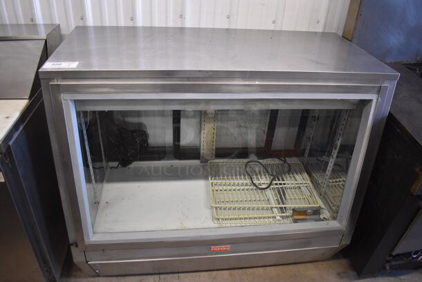 Franke Stainless Steel Commercial Floor Style Deli Display Case Merchandiser. 115 Volts, 1 Phase. 48x28x43. Tested and Working!