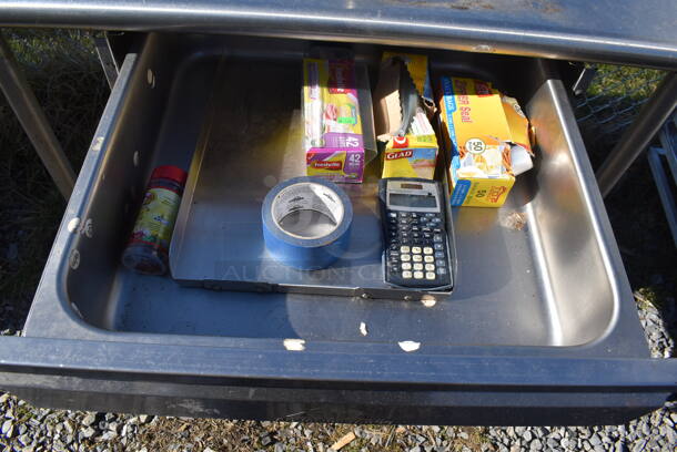 Advance Tabco Stainless Steel Commercial Table w/ Drawer and Under Shelf. 48x24x25 - Image 4 of 6