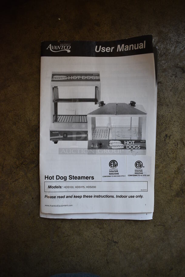 BRAND NEW IN BOX! Avantco HDS-175 Stainless Steel Commercial Countertop 175 Dog / 40 Bun Hot Dog Steamer. 120 Volts, 1 Phase. 13.5x16x20. Tested and Working! - Image 4 of 7
