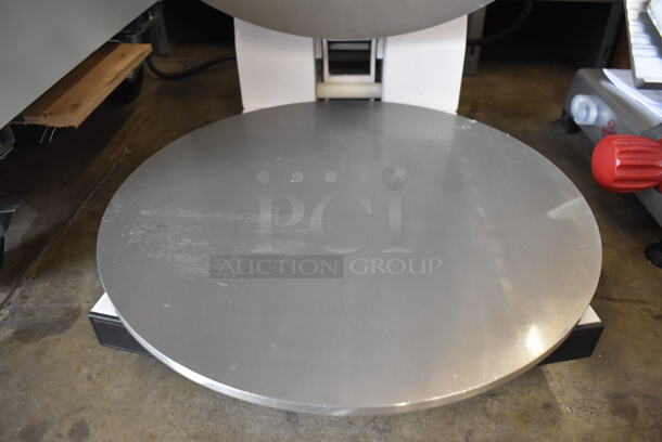 BRAND NEW SCRATCH AND DENT! Estella 348DPC18T Metal Commercial Countertop 18" Dual-Heat Manual Clamshell Pizza / Tortilla Dough Press. Top Knob Is Broken. 240 Volts. 18.5x31x16.5 - Image 8 of 11