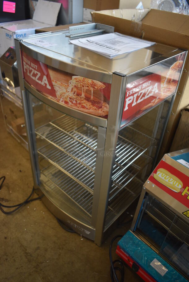 LIKE NEW! ServIt 423PDW12D2S Stainless Steel Commercial Countertop 12" Self-Service Countertop Display Warmer Merchandiser. Unit Has Only Been Used a Few Times! 120 Volts, 1 Phase. 18x19x31. Tested and Working! - Image 5 of 8