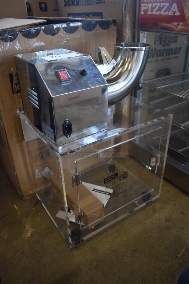 BRAND NEW IN BOX! Carnival King 382SCM250 Stainless Steel Commercial Countertop Sno Cone Ice Machine. 120 Volts, 1 Phase. 17x13x23. Tested and Working! - Image 2 of 9