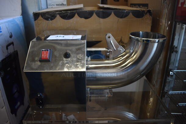 BRAND NEW IN BOX! Carnival King 382SCM250 Stainless Steel Commercial Countertop Sno Cone Ice Machine. 120 Volts, 1 Phase. 17x13x23. Tested and Working! - Image 4 of 9