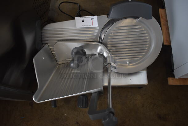 BRAND NEW SCRATCH AND DENT! Hobart Centerline EDGE12-11 Stainless Steel Commercial Countertop 12" Manual Meat Slicer w/ Blade Sharpener. 115 Volts, 1 Phase. 26x22x22. Tested and Working! - Image 4 of 10