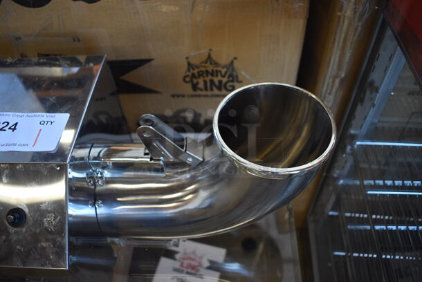 BRAND NEW IN BOX! Carnival King 382SCM250 Stainless Steel Commercial Countertop Sno Cone Ice Machine. 120 Volts, 1 Phase. 17x13x23. Tested and Working! - Image 9 of 9