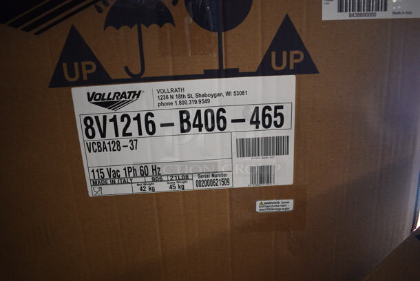 	BRAND NEW IN BOX! Vollrath VCBA128-37 Stainless Steel Commercial Countertop 2 Hopper Slushie Machine. Hoppers Have 1.6 Gallon Capacity. 115 Volts, 1 Phase. 15x20x27. Tested and Working! - Image 3 of 3