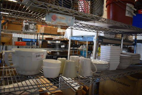 ALL ONE MONEY! Tier Lot of Various Items Including Ceramic Plates and Bowls