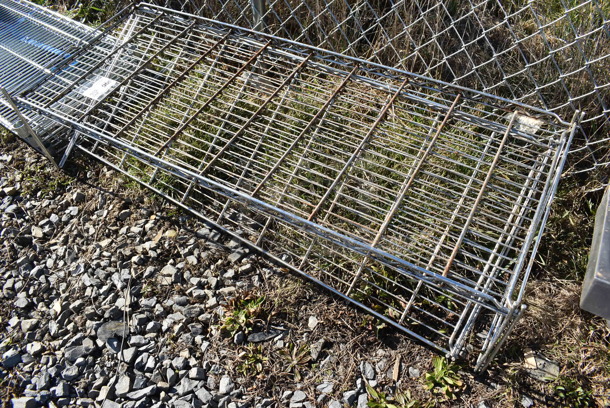 ALL ONE MONEY! Lot of 2 Wire Shelves. Includes 47.5x18x11 - Image 2 of 4