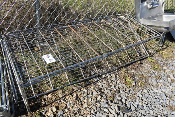 ALL ONE MONEY! Lot of 2 Wire Shelves. Includes 47.5x18x11 - Image 3 of 4