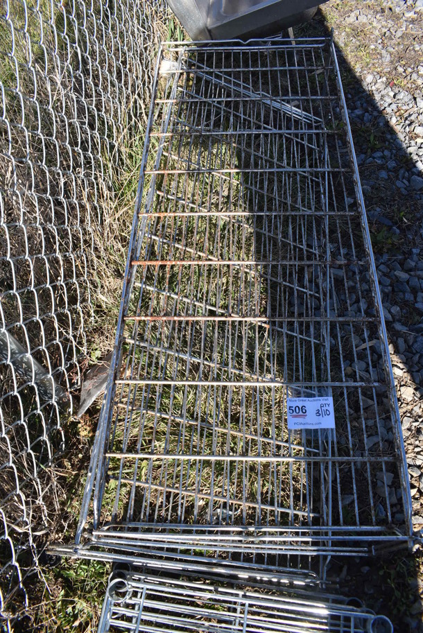 ALL ONE MONEY! Lot of 2 Wire Shelves. Includes 47.5x18x11 - Image 4 of 4