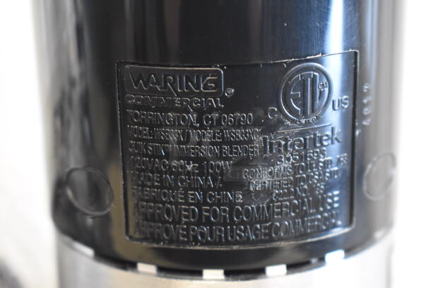 BRAND NEW IN BOX! Waring WSB33X Commercial Immersion Blender. 120 Volts, 1 Phase. - Image 4 of 4
