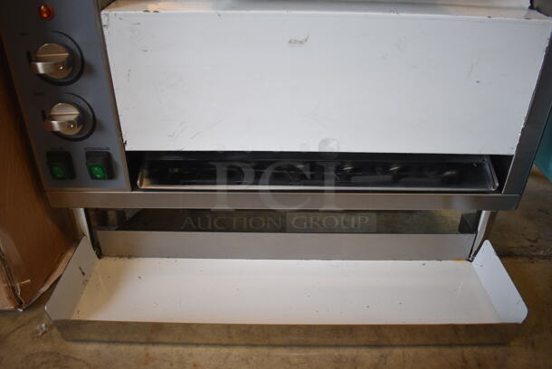 LIKE NEW! AvaToast 184BT18A Stainless Steel Commercial Countertop Vertical Contact Conveyor Bun Toaster. Unit Has Only Been Used a Few Times! 120 Volts, 1 Phase. 25x19x21. Tested and Working! - Image 6 of 8
