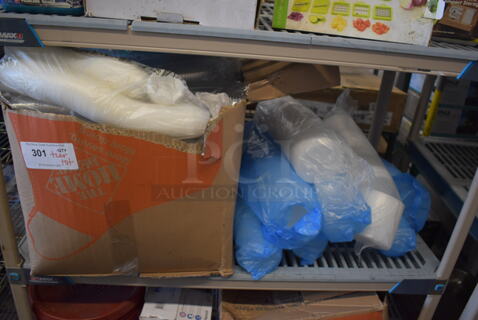 ALL ONE MONEY! Tier Lot of Various Items Including Plastic Lids