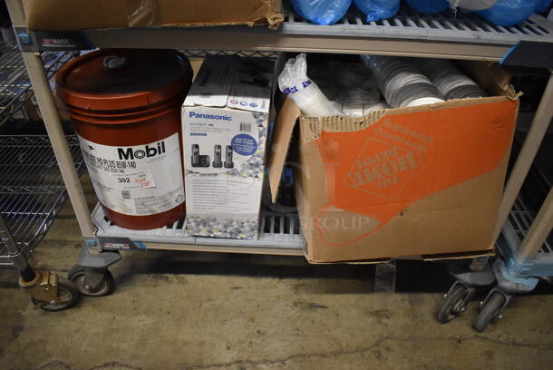 ALL ONE MONEY! Tier Lot of Various Items Including Plastic Lids - Image 1 of 5