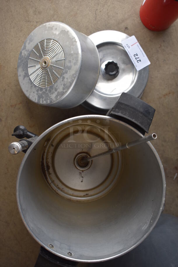 West Bend Metal Countertop Percolating Urn. 120 Volts, 1 Phase. 14x14x23 - Image 3 of 6