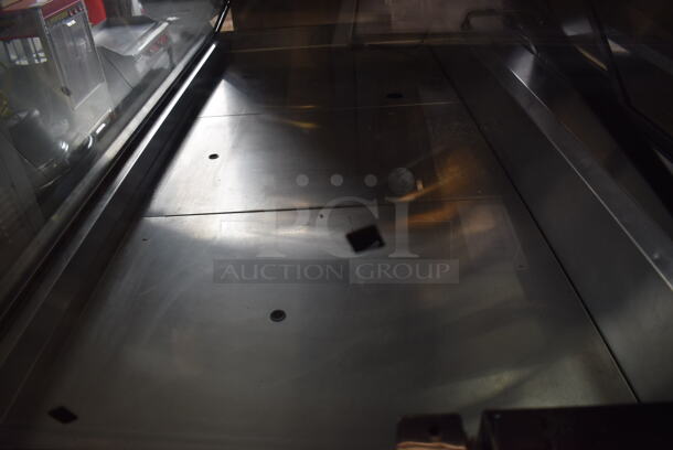 Federal Stainless Steel Commercial Floor Style Deli Display Case Merchandiser. 74.5x42x55. Tested and Powers On But Does Not Get Cold - Image 5 of 7