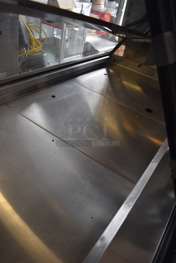 Federal Stainless Steel Commercial Floor Style Deli Display Case Merchandiser. 74.5x42x55. Tested and Powers On But Does Not Get Cold - Image 7 of 7