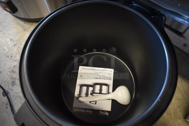 BRANDS NEW IN BOX! Avantco 177RW92 Stainless Steel Commercial Countertop 92 Cup Sealed Electric Rice Warmer. 115 Volts, 1 Phase. 19x15x15. Tested and Working! - Image 5 of 7