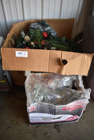ALL ONE MONEY! Lot of 2 Boxes of Christmas Decorations