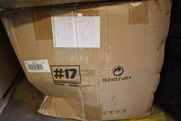 4 IN ORIGINAL BOX! Metal Black Rims. 21.5x10x21.5. 4 Times Your Bid! - Image 4 of 8