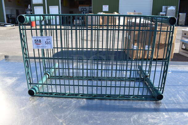 2 Metro Green Finish Wire Style Dunnage Racks. 14x24x7. 2 Times Your Bid! - Image 4 of 5