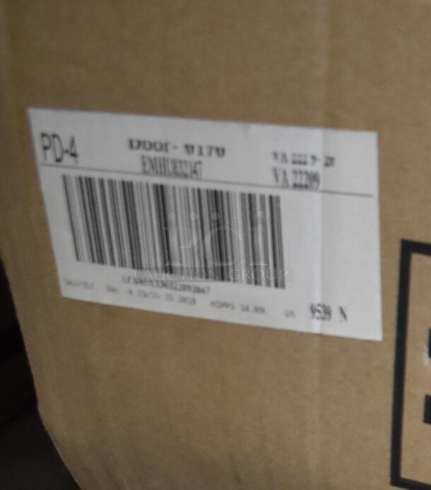 4 IN ORIGINAL BOX! Metal Black Rims. 21.5x10x21.5. 4 Times Your Bid! - Image 5 of 8