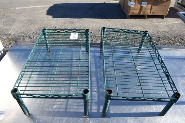 2 Metro Green Finish Wire Style Dunnage Racks. 14x24x7. 2 Times Your Bid! - Image 5 of 5