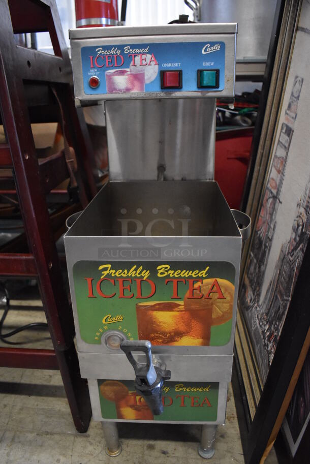 Curtis PTT-3-10 Stainless Steel Commercial Countertop Iced Tea Machine w/ Beverage Holder Dispenser. No Lid. 120 Volts, 1 Phase. 13x22x29 - Image 7 of 7
