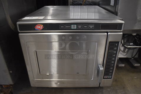 Stainless Steel Commercial Countertop Microwave Oven. 19x24.5x18