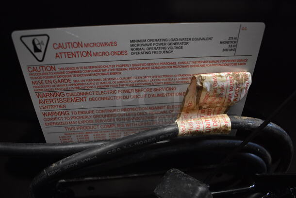 Stainless Steel Commercial Countertop Microwave Oven. 19x24.5x18 - Image 6 of 6