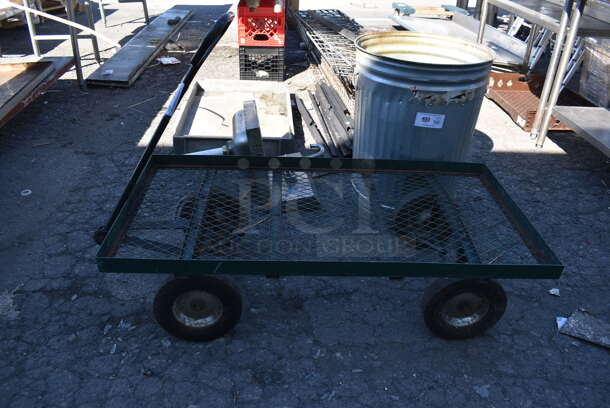 Metal Cart on Casters. 24x54x36 - Image 4 of 5