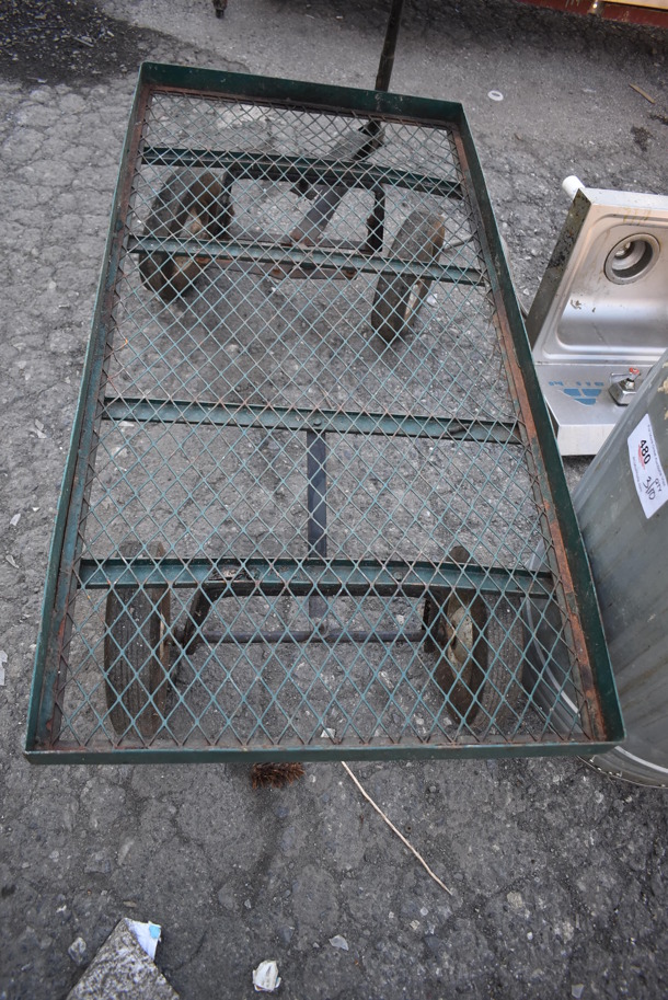 Metal Cart on Casters. 24x54x36 - Image 5 of 5