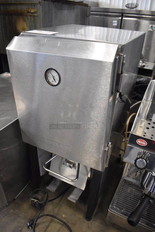 Silver King SK5MAJ Stainless Steel Commercial Countertop Milk Dispenser. 115 Volts, 1 Phase. 16x17x31. Tested and Working! - Image 2 of 7