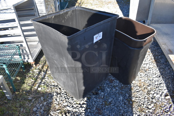 3 Various Trash Cans. Includes 19x19x26. 3 Times Your Bid! - Image 2 of 4