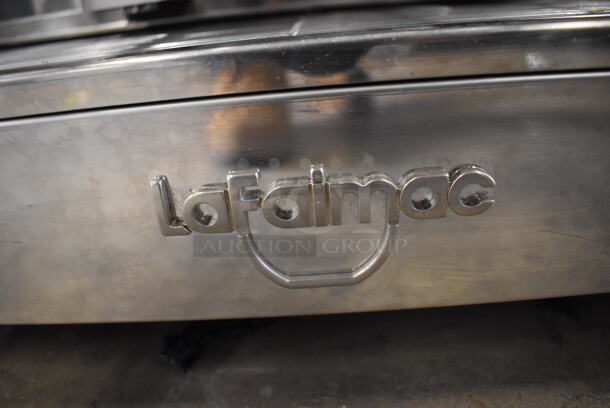 La Faimac Stainless Steel Commercial Countertop 2 Group Espresso Machine w/ 2 Portafilters and Steam Wand. 208 Volts, 1 Phase. 19x24x22 - Image 8 of 8