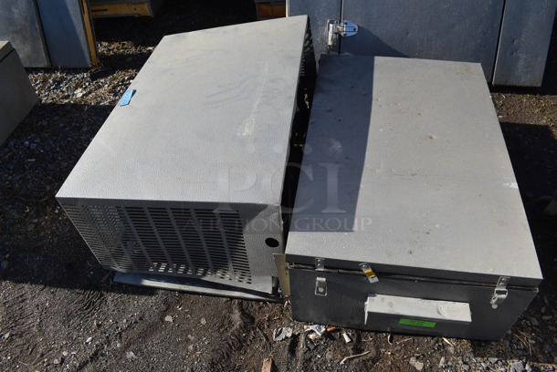 Norlake 6'x6'x6.5' SELF CONTAINED Walk In Cooler Box w/ Floor, Copeland KAMB-007E-CAV-800 208-230 Volt, 1 Phase Compressor and Norlake Condenser. Picture of the Unit Before Removal Is Included In the Listing. - Image 3 of 12