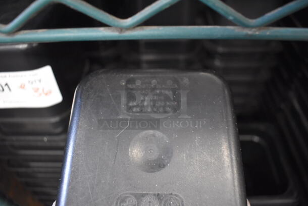 ALL ONE MONEY! Lot of 17 Cambro Black Poly 1/6 Size Drop In Bins. 1/6x6 - Image 4 of 4