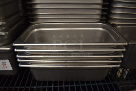 17 Stainless Steel 1/3 Size Drop In Bins. 1/3x4. 17 Times Your Bid!