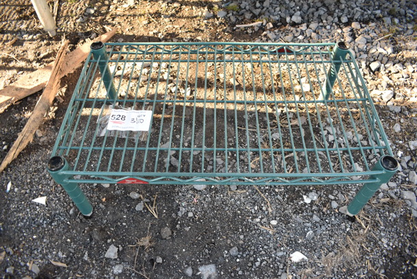 Metro Green Finish Wire Style Dunnage Rack. 24x18x8 - Image 1 of 4