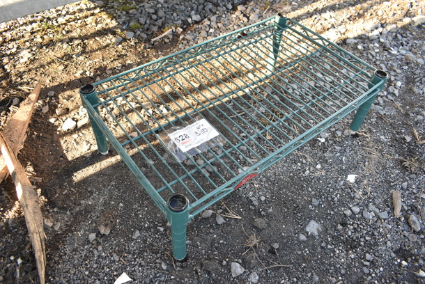 Metro Green Finish Wire Style Dunnage Rack. 24x18x8 - Image 2 of 4