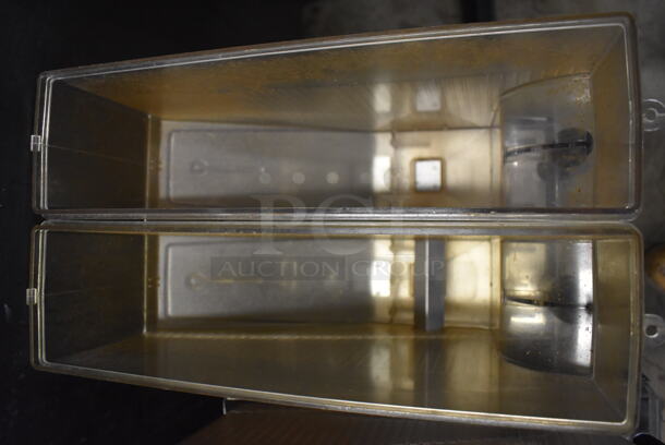 2012 Bunn MHG Stainless Steel Commercial Countertop 2 Hopper Coffee Bean Grinder. 120 Volts, 1 Phase. 9x17x29. Tested and Working! - Image 6 of 7