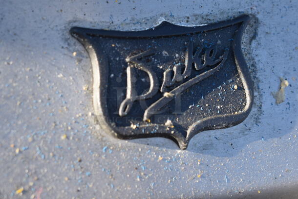 Duke Stainless Steel Commercial 3 Bay Sink w/ Dual Drain Boards, Faucet and Handles. 84x30x43. Bays 16x21x13. Drain Boards 17x23x1 - Image 9 of 10