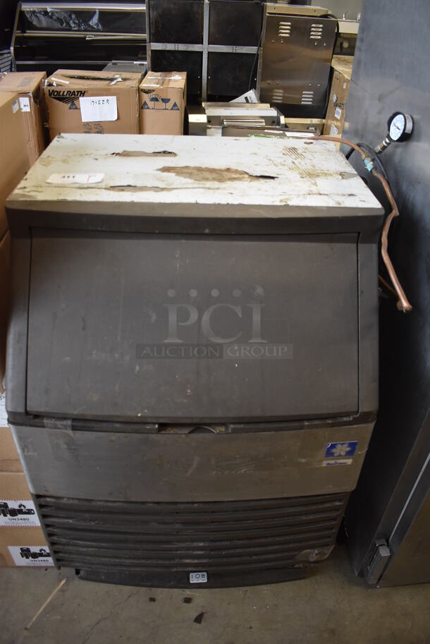 Manitowoc QY0214A Stainless Steel Commercial Self Contained Ice Machine. 115 Volts, 1 Phase. 26x26x40