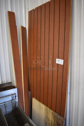 ALL ONE MONEY! Lot of Various Wood Pattern Panels