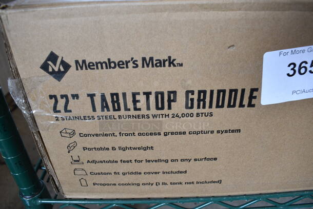 BRAND NEW IN BOX! Member's Mark 22" Tabletop Griddle. - Image 7 of 7