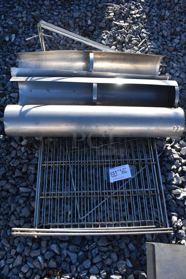 ALL ONE MONEY! Lot of Wire Shelving Unit and 3 Dispensers. Includes 30x18x12 - Image 4 of 4