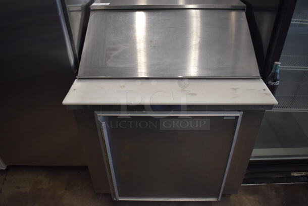 Silver King SKP3612 Stainless Steel Commercial Sandwich Salad Prep Table Bain Marie Mega Top on Commercial Casters. 115 Volts, 1 Phase. 36x35x46.5. Tested and Powers On But Does Not Get Cold - Image 1 of 7